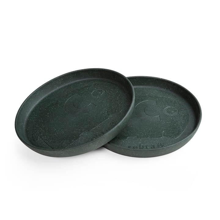 Mums Tallrikar 2-pack - Bottle Green
