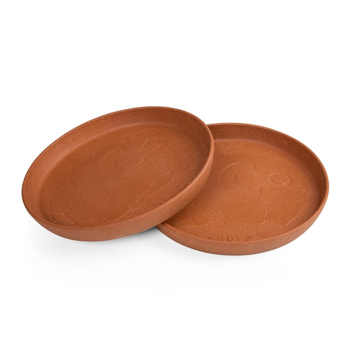 Mums Tallrikar 2-pack - Dark Amber