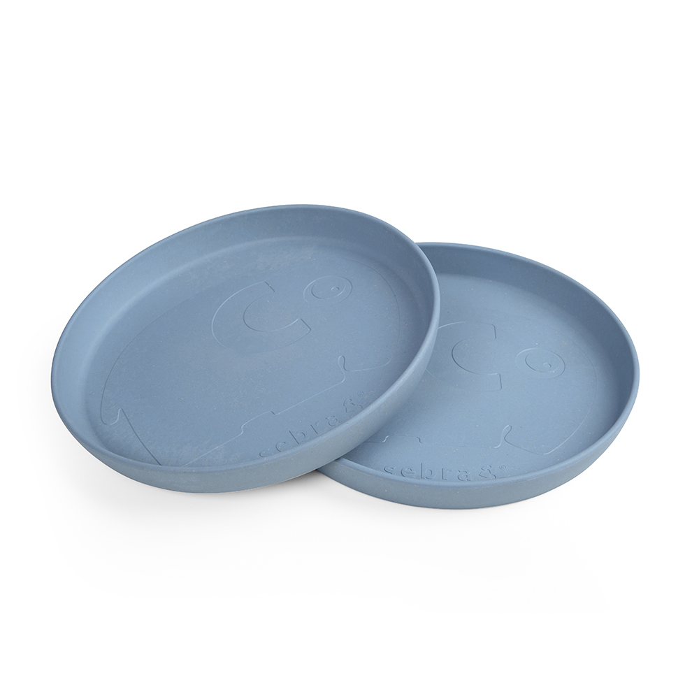 Product Image for Sebra  Mums Tallrikar 2-pack, Powder Blue - BabyWorld