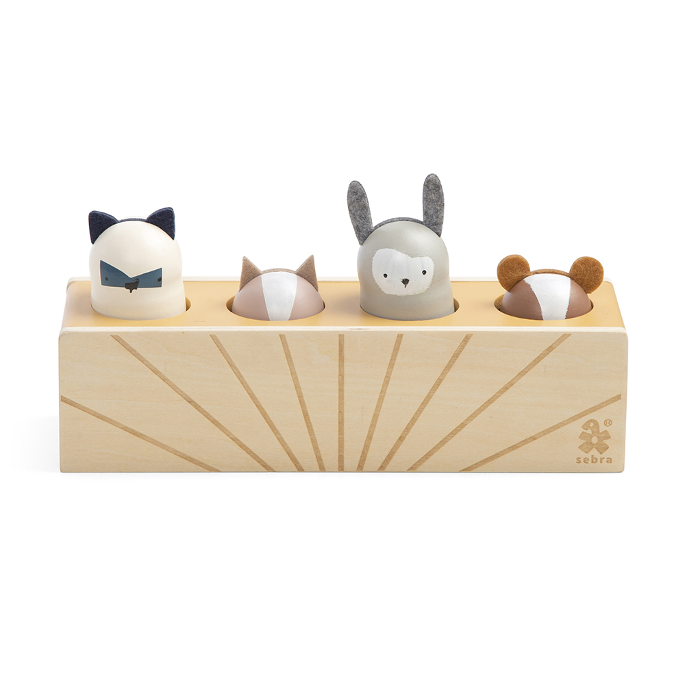 Sebra Pop-Up Leksak Woodland