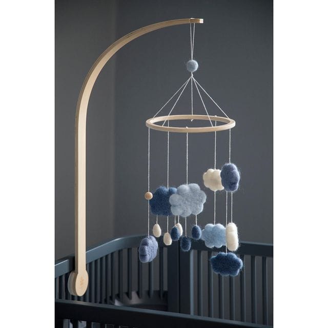 Sängmobil - Denim Blue Sebra