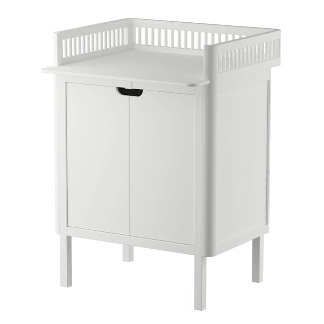 Skötbord Med Dörrar - Classic White