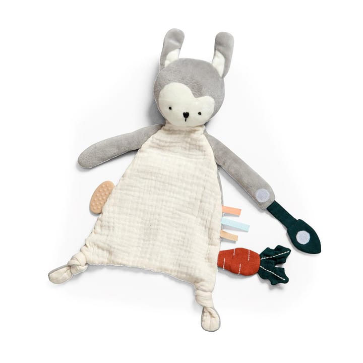 Snuttefilt med Napphållare Siggy The Rabbit Sebra