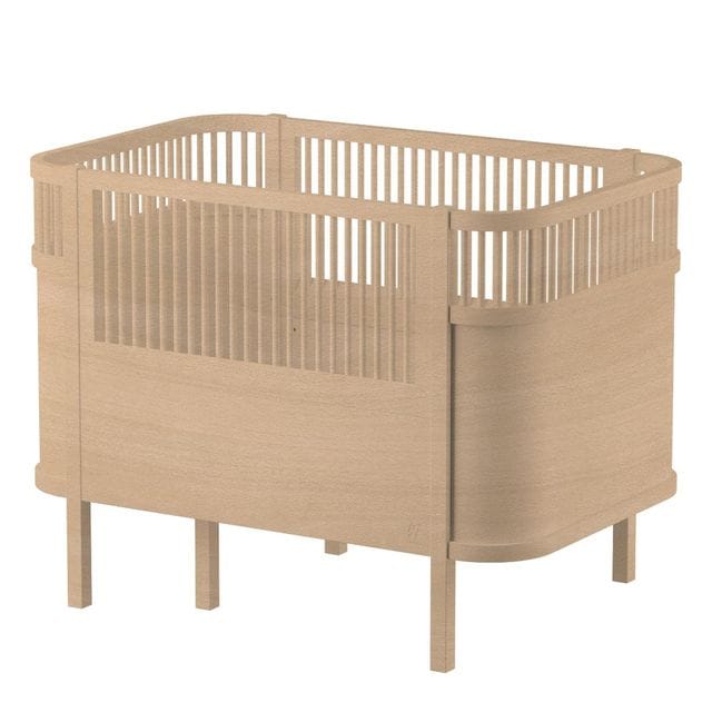 Växasäng 2 i 1 Baby & Juniorsäng - Wooden Edition Sebra