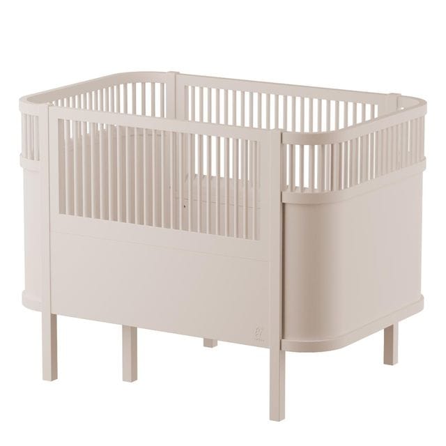 Växasäng 2 i 1 Baby & Juniorsäng - Birchbark Beige Sebra