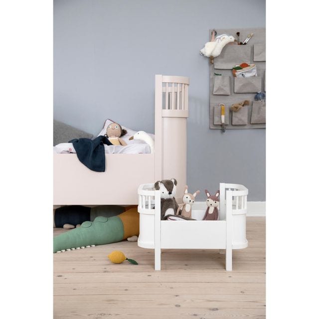 Växasäng 2 i 1 Baby & Juniorsäng - Birchbark Beige Sebra