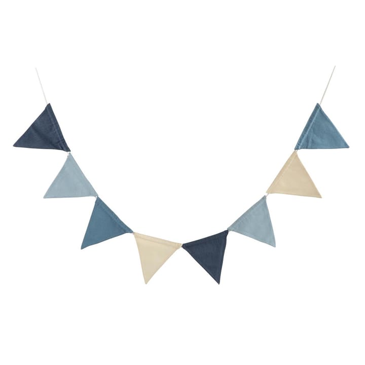 Vimpelgirlang Dubbelsidig - Powder Blue Sebra