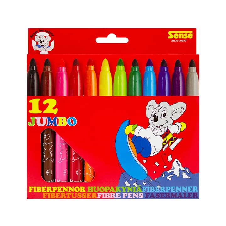Fiberpennor Jumbo 12-pack SENSE