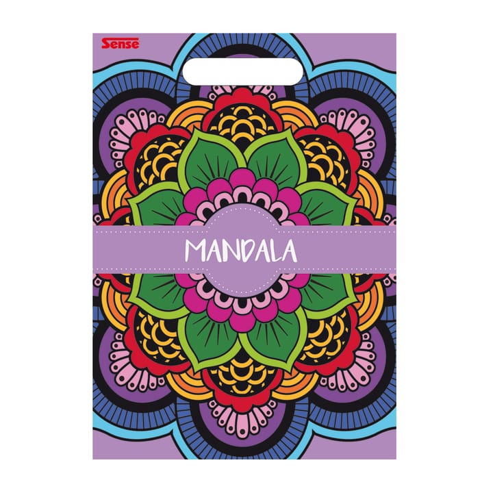 Mandala Målarbok Fria Former SENSE