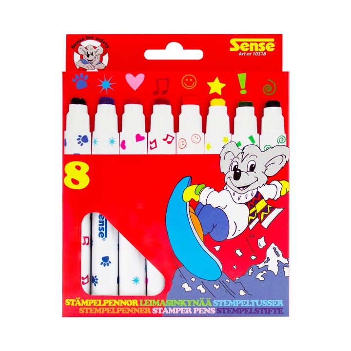 Stämpelpennor 8-pack SENSE