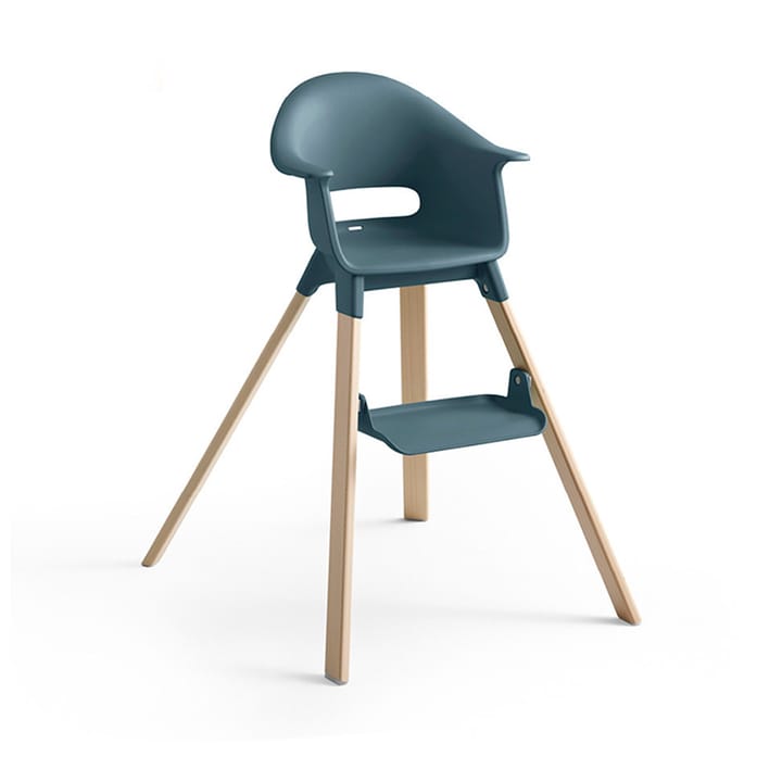 Clikk Barnmatstol - Fjord Blue Stokke