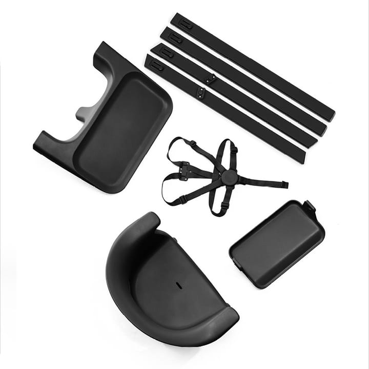 Clikk Barnmatstol - Midnight Black Stokke