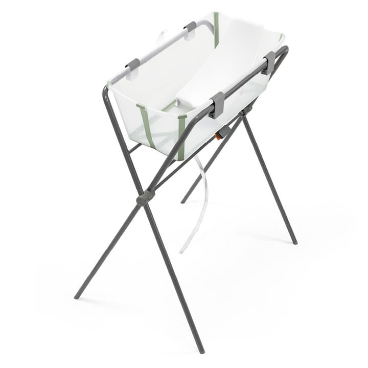 Flexi Bath Badbalja Med Badstöd - Transparent Green Stokke