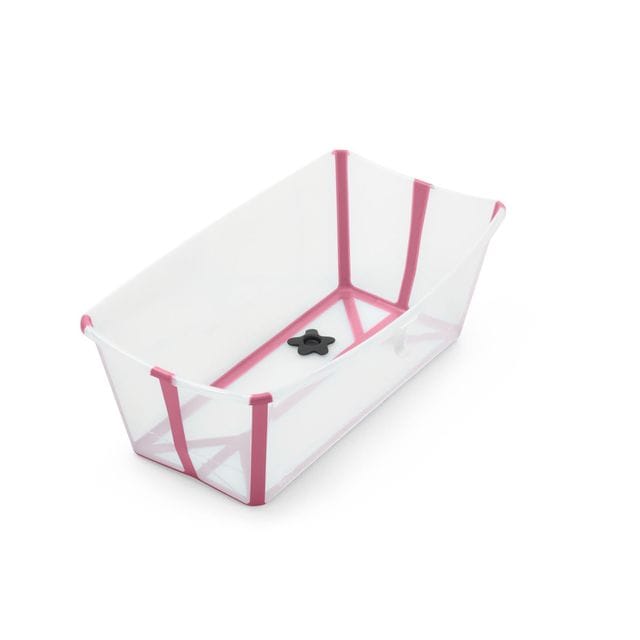 Flexi Bath - Transparent Pink Stokke
