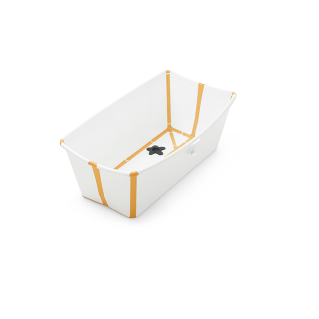 Flexi Bath - White Yellow Stokke