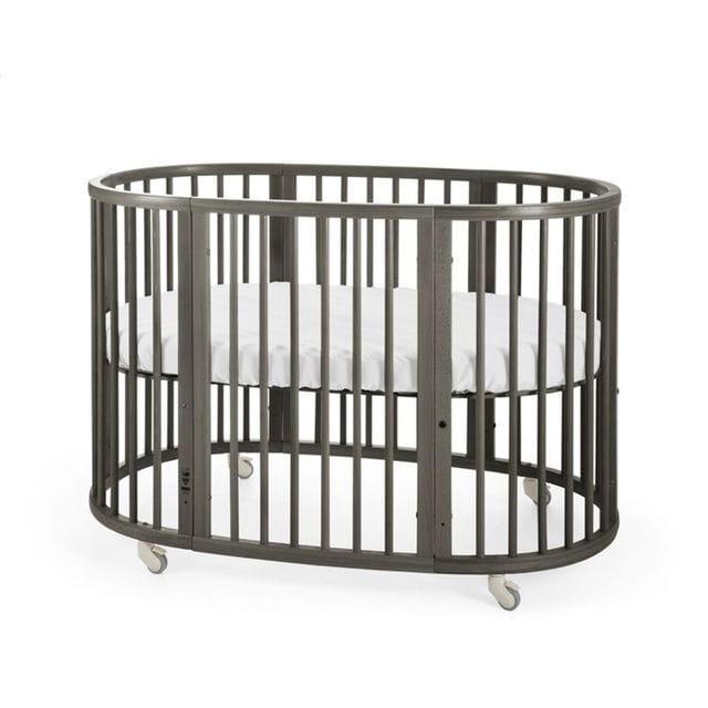 Sleepi Spjälsäng - Hazy Grey Stokke