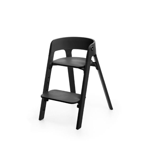 Steps Matstol - Black/Black Beech