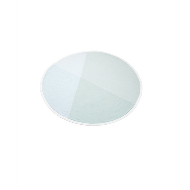 Stickad Bomullsfilt - Mint Stokke