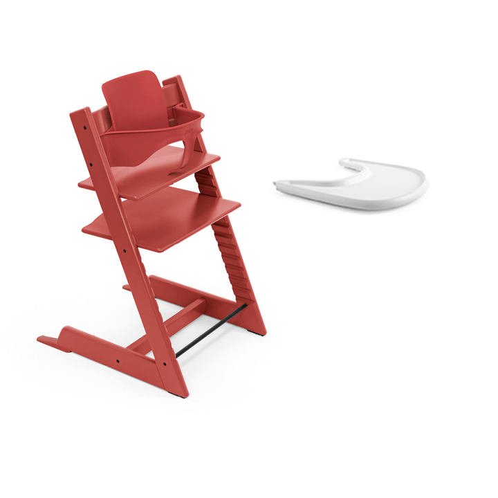 Tripp Trapp Stol + Babyset + Bricka Stokke