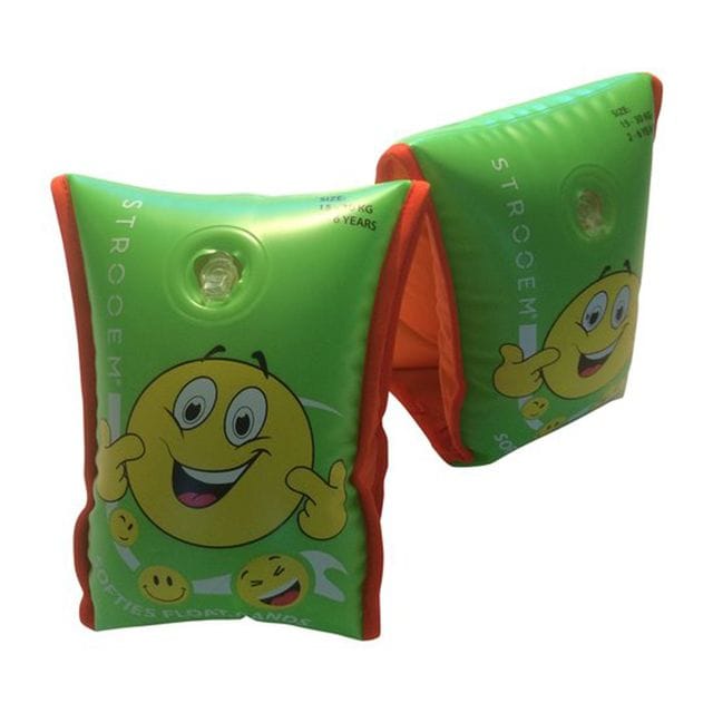 Armkuddar Smiley Lime/Orange 2-6 År Strooem