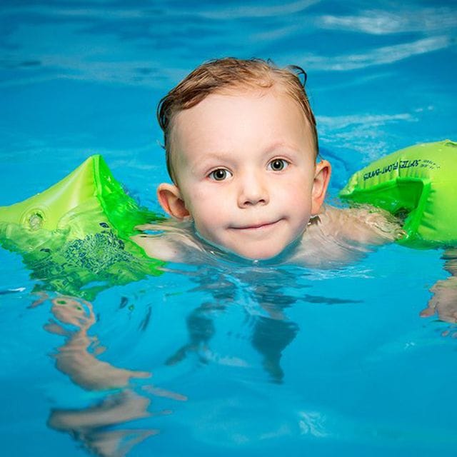 Armkuddar Smiley Lime/Orange 2-6 År Strooem