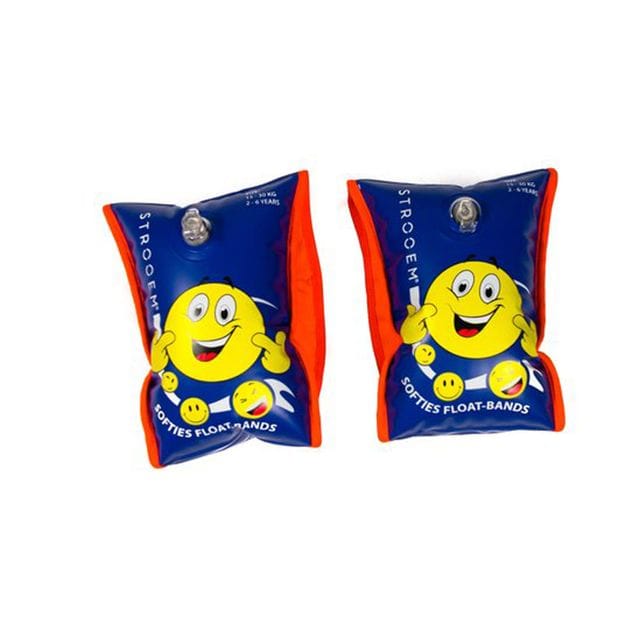 Armkuddar Smiley Navy/Orange 2-6 År Strooem