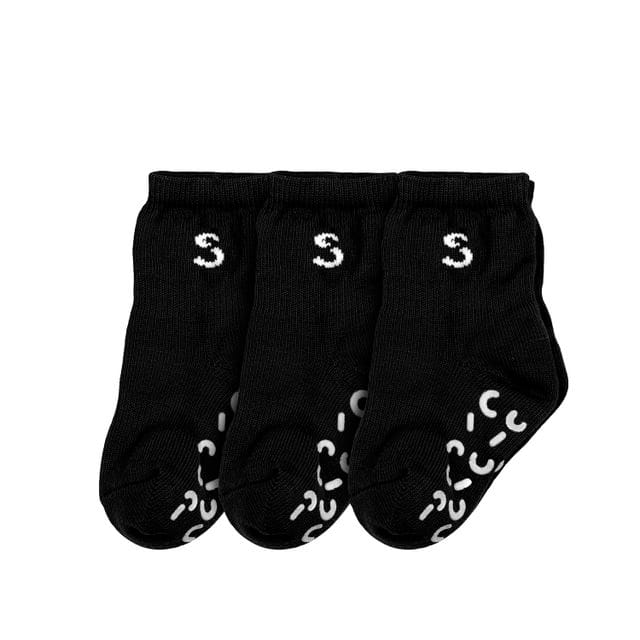 Strumpor 3-pack Black STUCKIES®