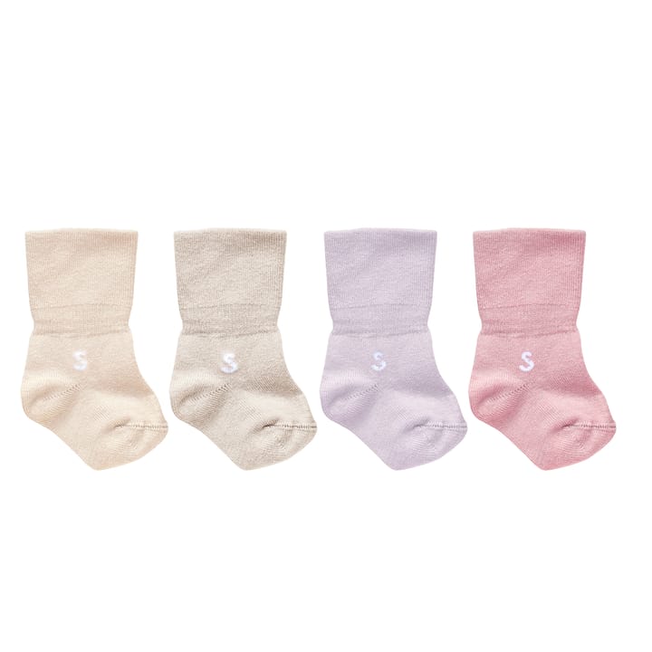 Strumpor Newborn Set 4-pack - Blossom STUCKIES®