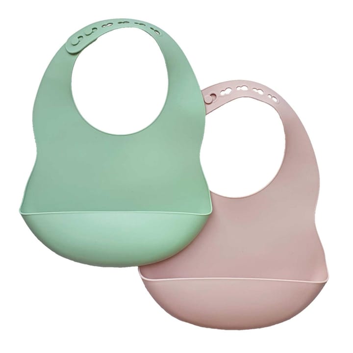 Haklapp Silikon 2-pack - Grön/Mauve Summerville