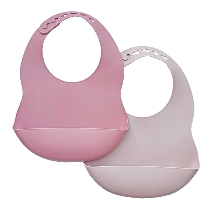 Haklapp Silikon 2-pack - Rose/Mauve Summerville