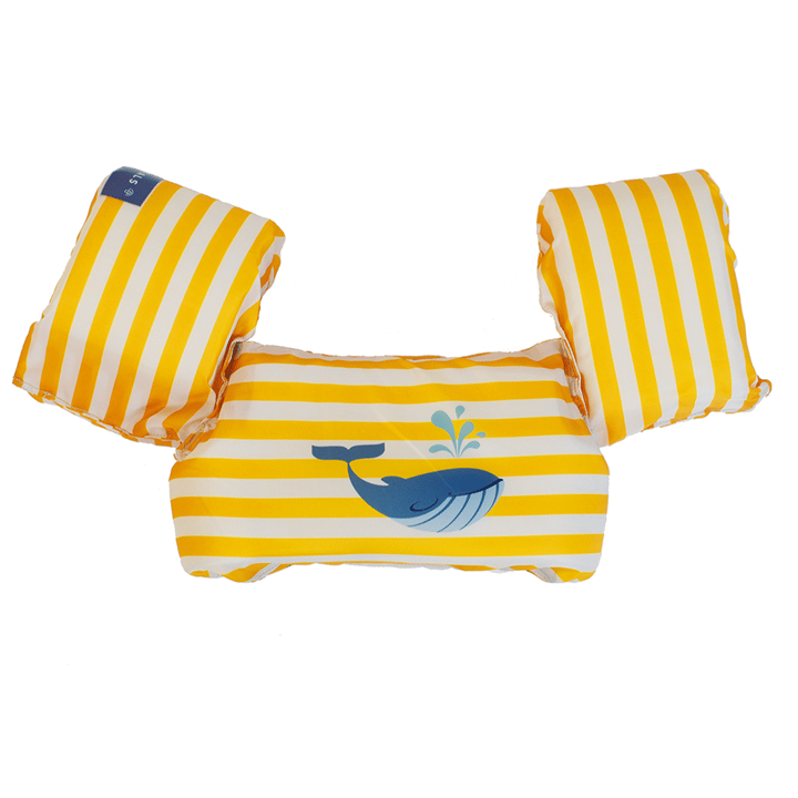 Simväst 2-6 år - Yellow White Whale Swim Essentials