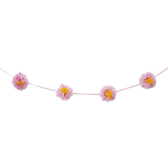 Flower Pompom Girlang 3M Talking Tables