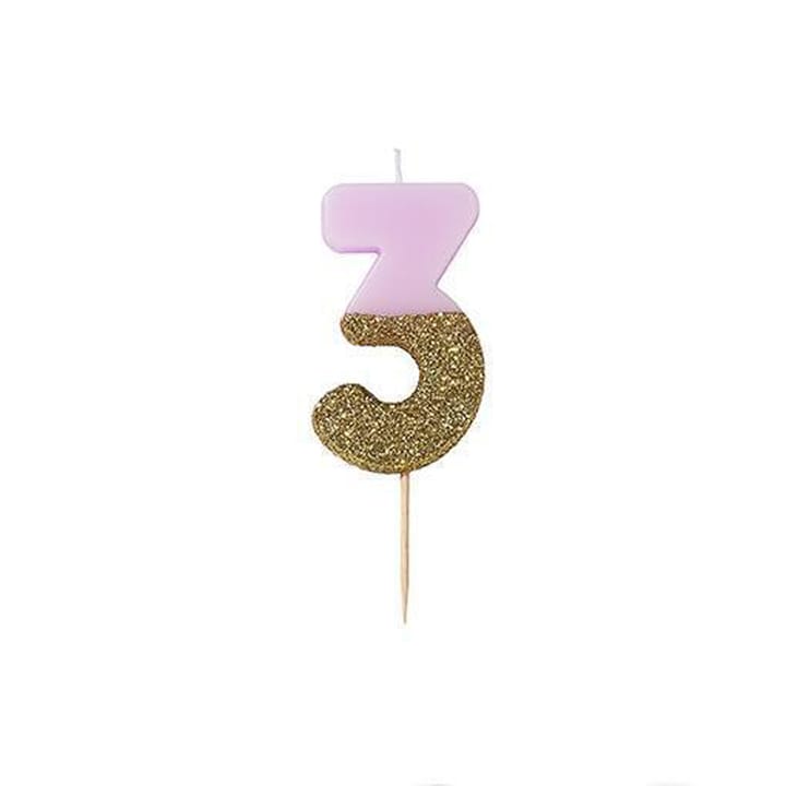 Pink/Gold Sifferljus Talking Tables