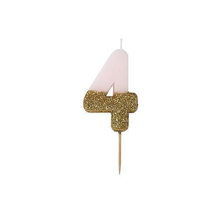 Pink/Gold Sifferljus Talking Tables