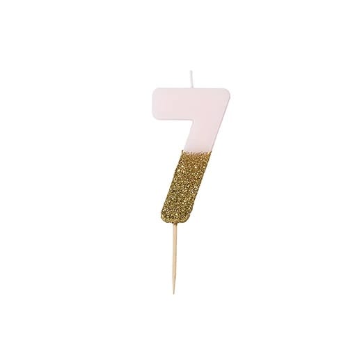 Pink/Gold Sifferljus Talking Tables