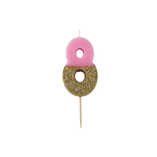 Pink/Gold Sifferljus Talking Tables