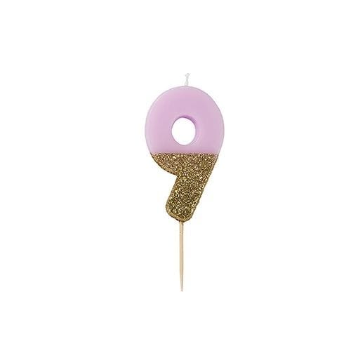 Pink/Gold Sifferljus Talking Tables