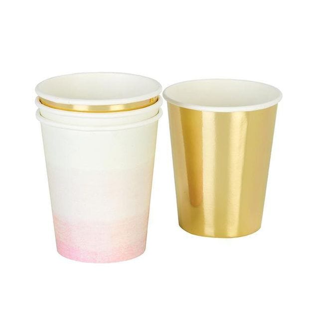 Pink & Gold Pappmuggar 12-Pack Talking Tables