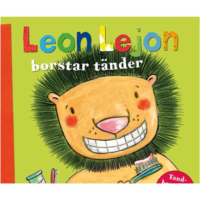 Bok Leon Lejon Borstar Tänder Teddykompaniet