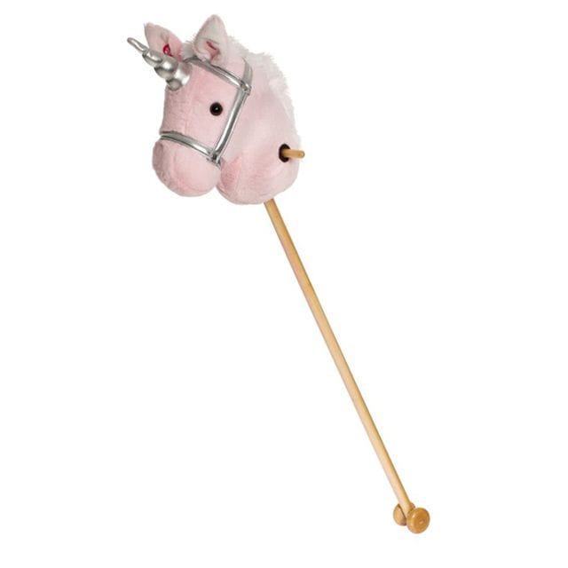 Käpphäst Enhörning Rosa 100 Cm Teddykompaniet