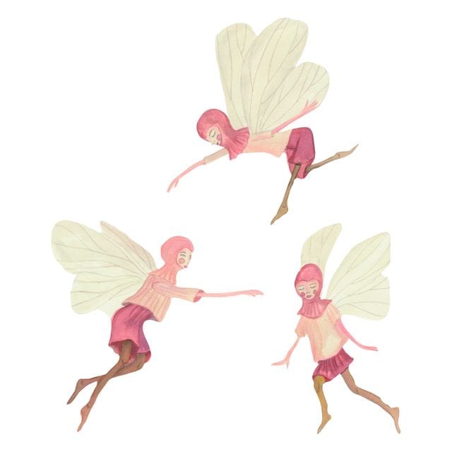 Väggklistermärke Forest Fairies That's mine