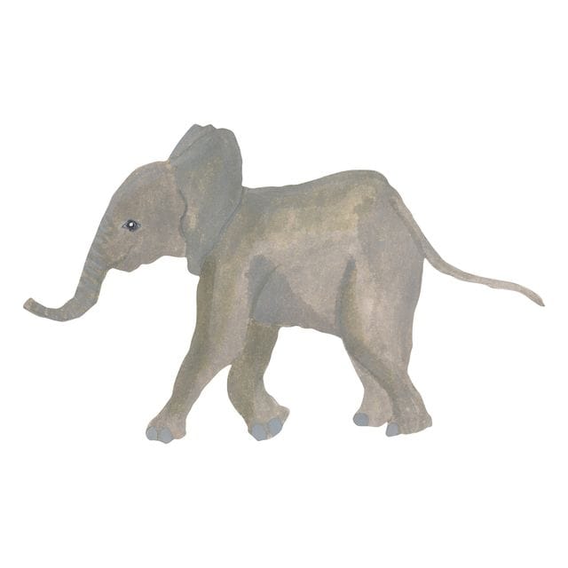 Väggklistermärke Elefant Baby - Grey That's mine