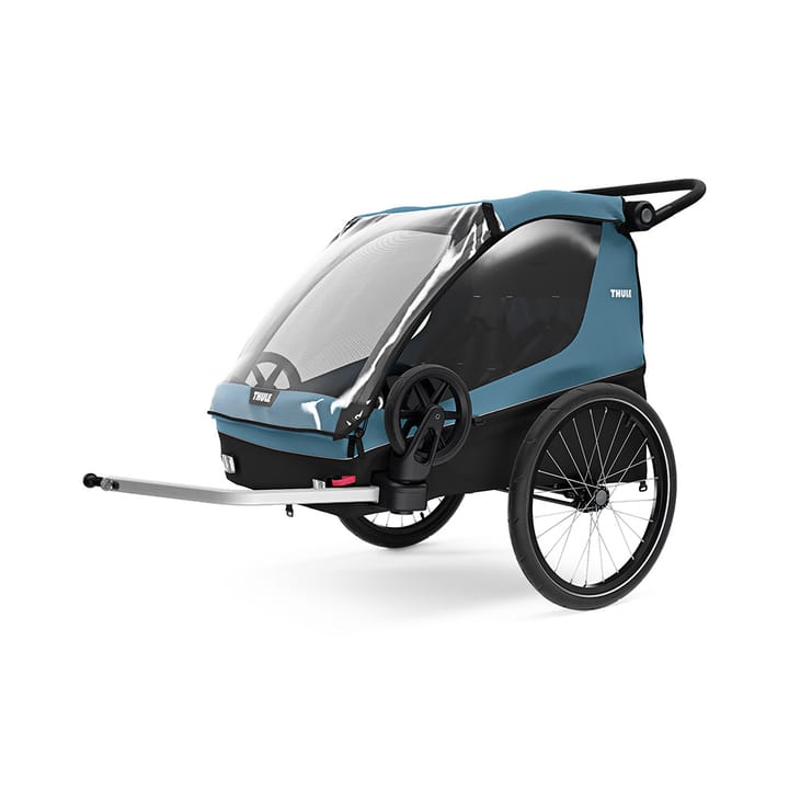 Courier 2-Sits Cykelvagn - Aegeaan Blue Thule