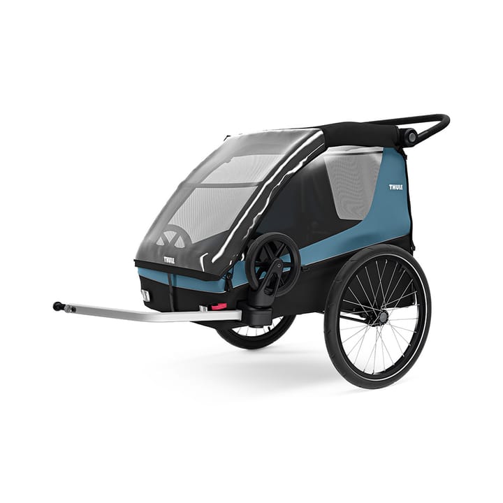Courier 2-Sits Cykelvagn - Aegeaan Blue Thule