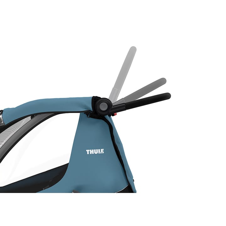 Courier 2-Sits Cykelvagn - Aegeaan Blue Thule
