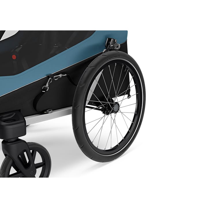 Courier 2-Sits Cykelvagn - Aegeaan Blue Thule