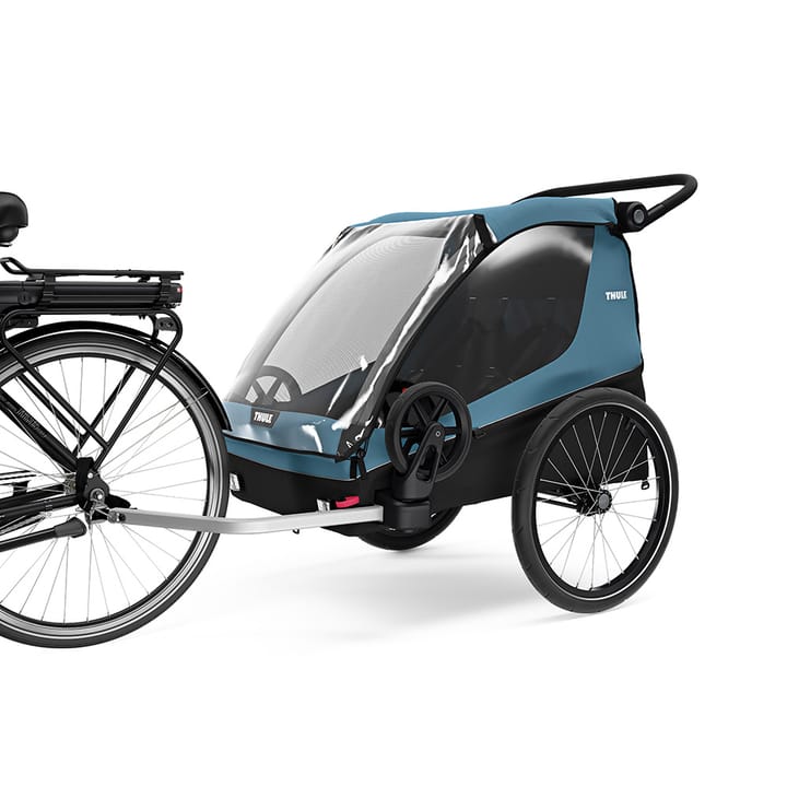 Courier 2-Sits Cykelvagn - Aegeaan Blue Thule