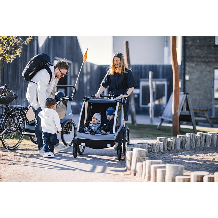 Courier 2-Sits Cykelvagn - Aegeaan Blue Thule