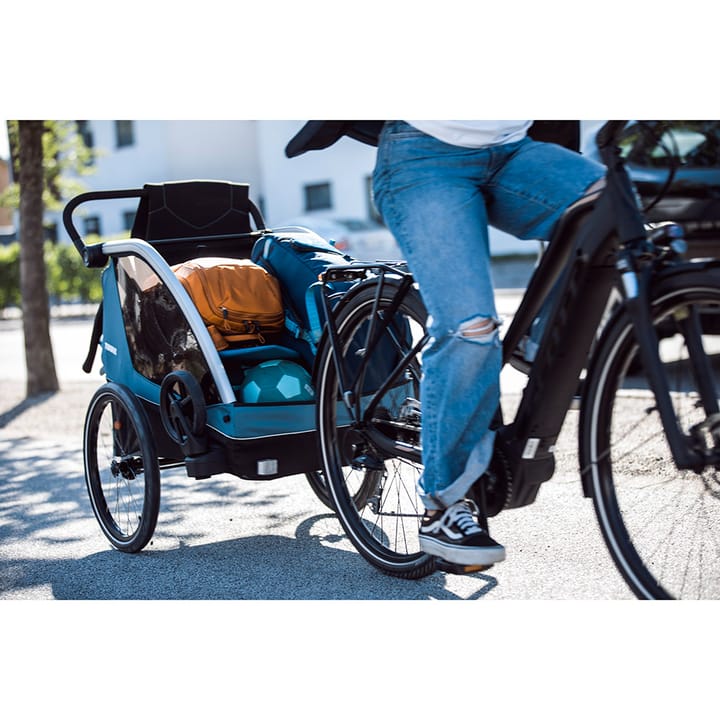 Courier 2-Sits Cykelvagn - Aegeaan Blue Thule