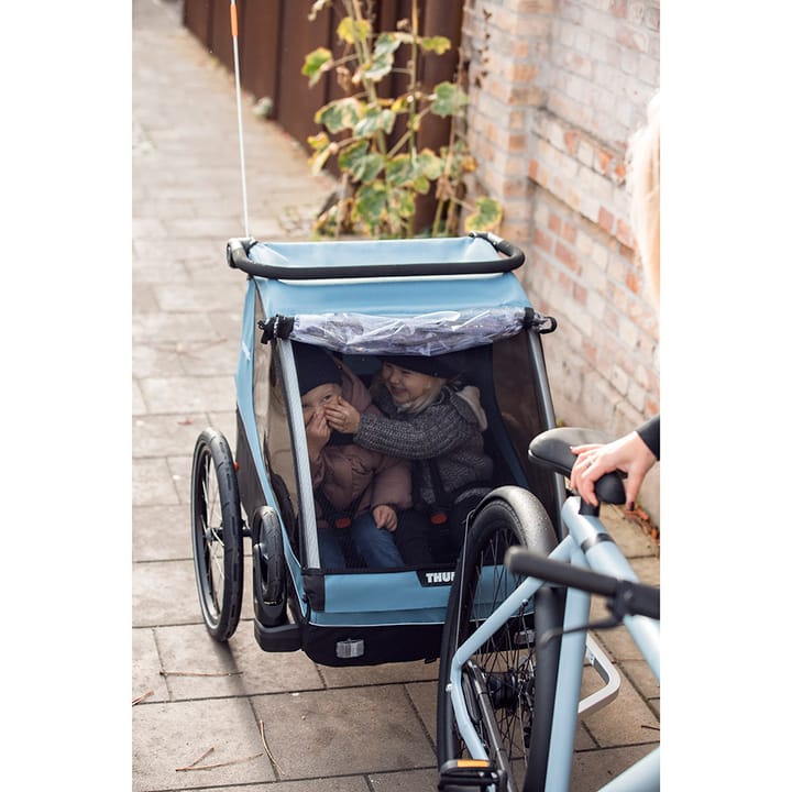 Courier 2-Sits Cykelvagn - Aegeaan Blue Thule